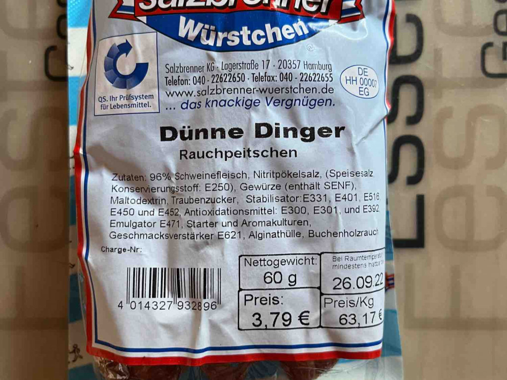 Salzbrenner Dünne Dinger, Rauchpeitschen von Dennis1974 | Hochgeladen von: Dennis1974