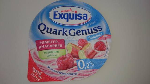 Quark Genuss Sommer, Himbeer-Rhabarber | Hochgeladen von: feTch