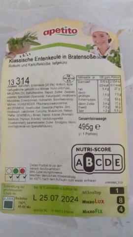 klassische Entenkeule in Bratensoße, Rotkohl, Klöße von Roecky | Hochgeladen von: Roecky