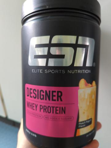 Designer Whey Protein Peach Yogurt von Elias Breitbart | Hochgeladen von: Elias Breitbart