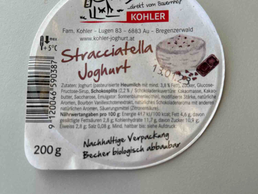 Stracciatella Joghurt, 3,8% Fett von ungerank | Hochgeladen von: ungerank