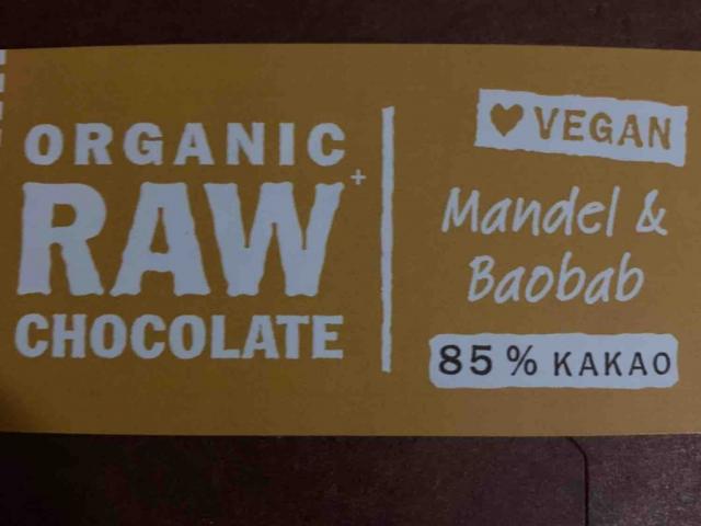 Organic Raw Chocolate 85%, Mandel & Baobab von wkwi | Hochgeladen von: wkwi