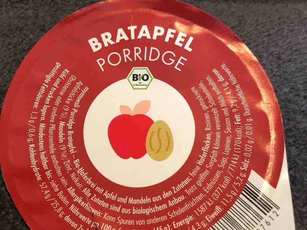 Bratapfel Porridge , Mit Milch  von Bino2018 | Hochgeladen von: Bino2018