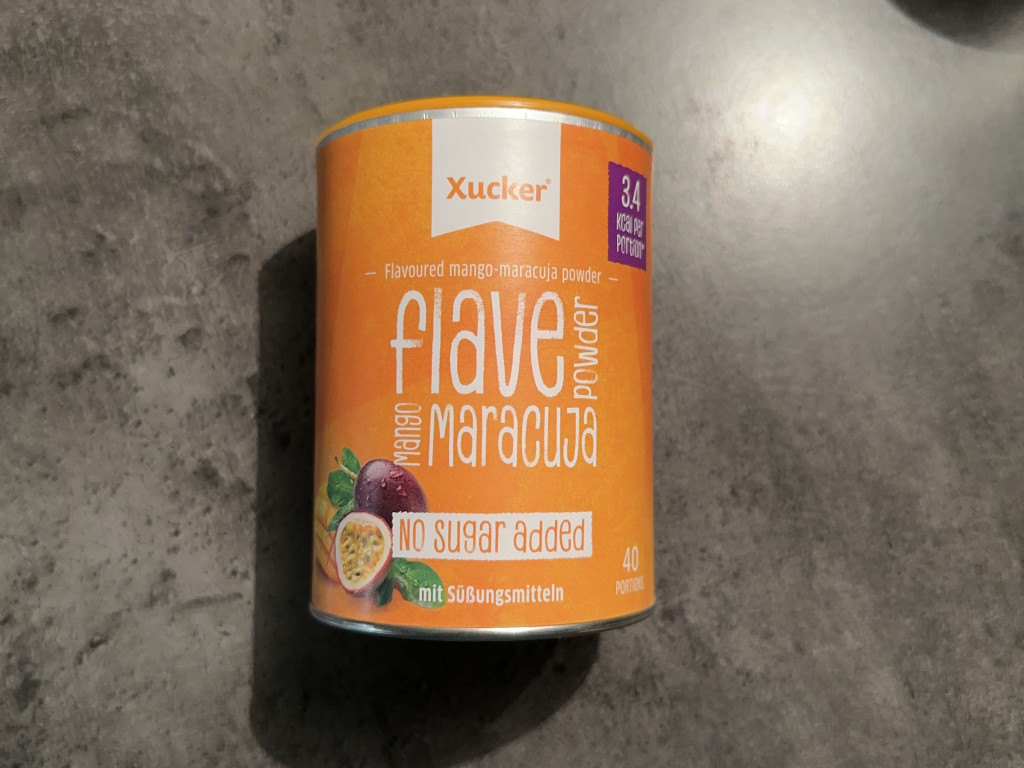 Flave Mango Maracuja Powder, No Sugar mehrw.Alko. Abgezogen von  | Hochgeladen von: Dori270780