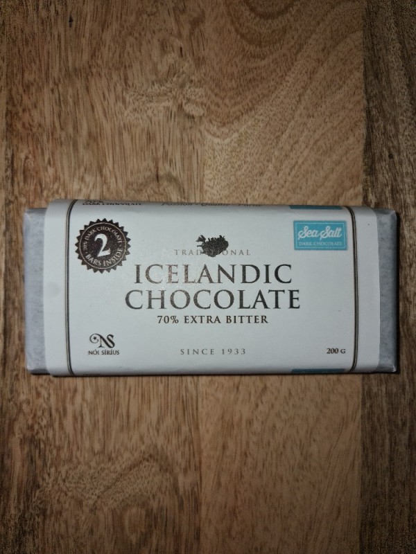 Icelandic Chocolate, 70% Extra Bitter -  Sea salt von SerNet | Hochgeladen von: SerNet