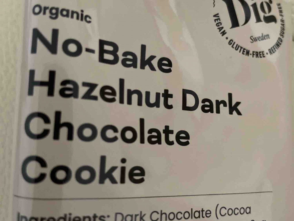 Dig  Organic No-Bake Hazelnut Dark Chocolate Cookie von dodomatz | Hochgeladen von: dodomatz
