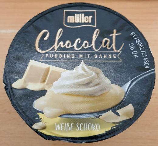 Chocolat Pudding mit Sahne, Weiße Schoko | Hochgeladen von: mespi