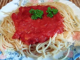 Spaghetti mit Tomatensoße  | Hochgeladen von: werniberni