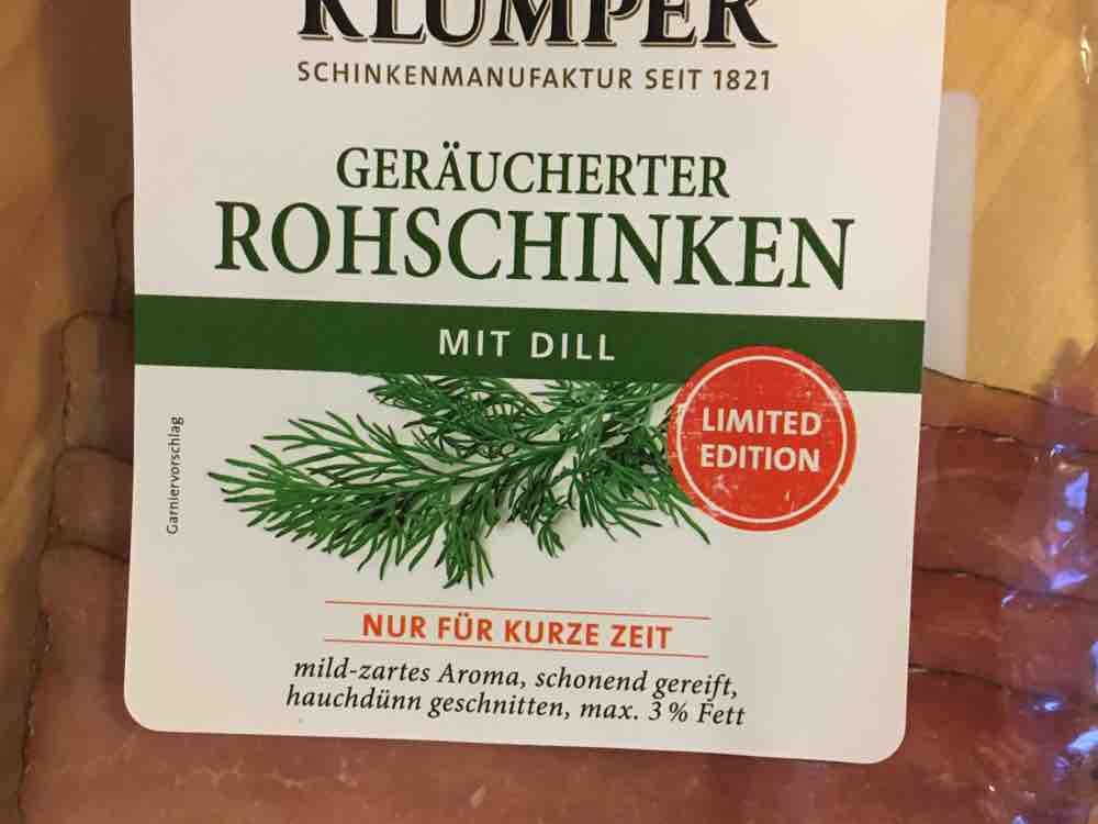 Gerucherter Rohschiinken, mit Dill von holzmike | Hochgeladen von: holzmike Gerucherter Rohschiinken, mit Dill von holzmike | Hochgeladen von: holzmike