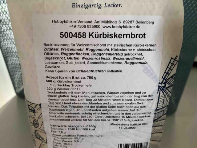 Kürbiskernbrot, Backmischung von DoMijo | Hochgeladen von: DoMijo