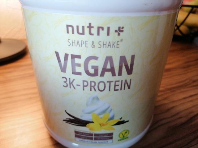 nutri+ Vegan 3K-Protein (Vanilla-Cream Flavour) von NextHype | Hochgeladen von: NextHype