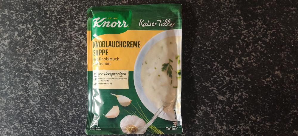 Kaiser Teller Knoblauchcreme Suppe, unzubereitet von theeasy | Hochgeladen von: theeasy