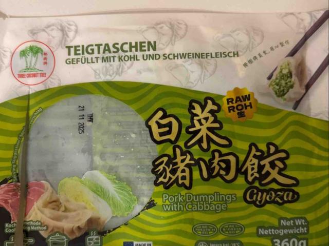 Teigtaschen (Gyoza) gefüllt mit Kohl und Schweinefleisch von Ton | Hochgeladen von: Tonikn