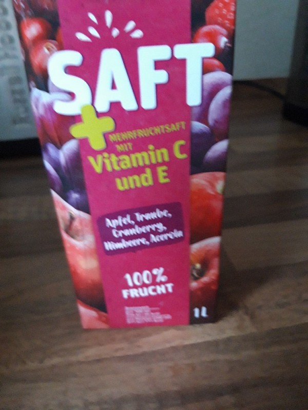 Saft + Mehrfruchtsaft mit Vitamin C und E, Apfel, Traube, Cranbe | Hochgeladen von: anke28475