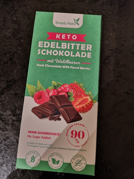Keto Edelbitter Schokolade mit Waldbeere von Sunny0815 | Hochgeladen von: Sunny0815