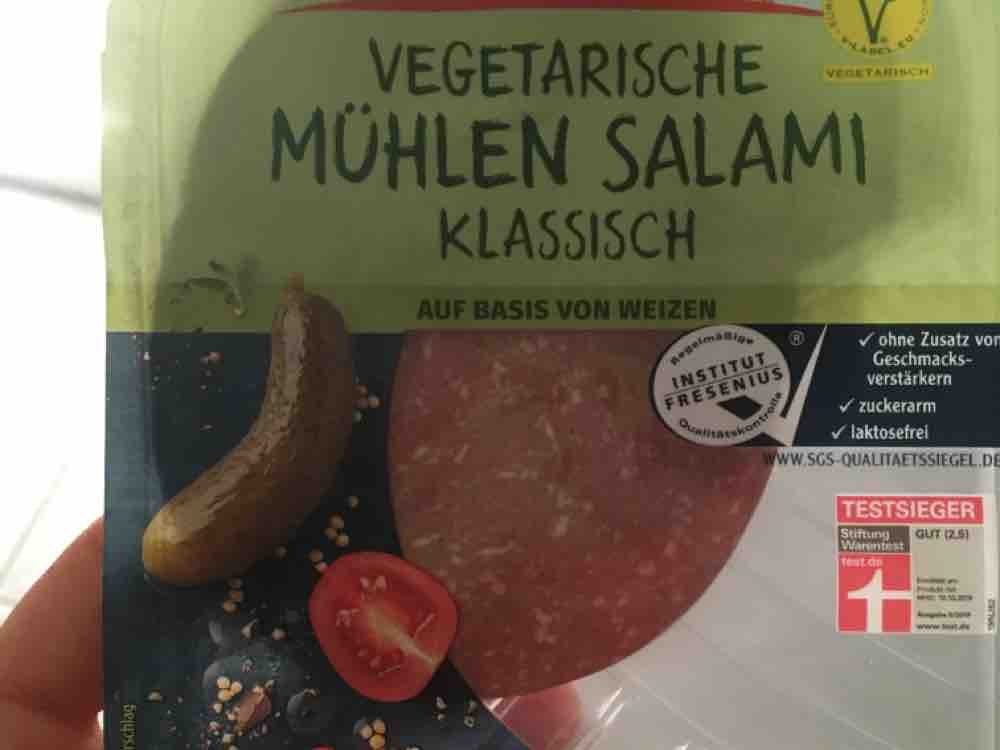 Rügenwalder Mühle, Vegetarische Mühlen Salami, klassisch Kalorien