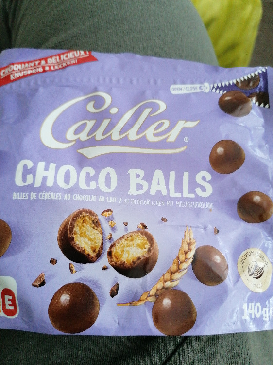Cailler Choco Balls  corli, 1Portion 20gr 101Kalorien von Corli | Hochgeladen von: Corli