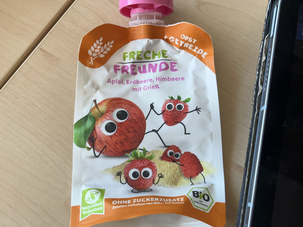 Apfel Erdbeere Himbeere mit Grieß, Bio von Jacqueline1211 | Hochgeladen von: Jacqueline1211 Apfel Erdbeere Himbeere mit Grieß, Bio von Jacqueline1211 | Hochgeladen von: Jacqueline1211