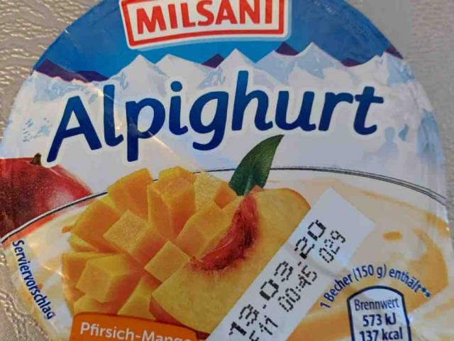 Alpighurt  Pfirsich-Mango, 3,8% Fett von Wuschel55 | Hochgeladen von: Wuschel55