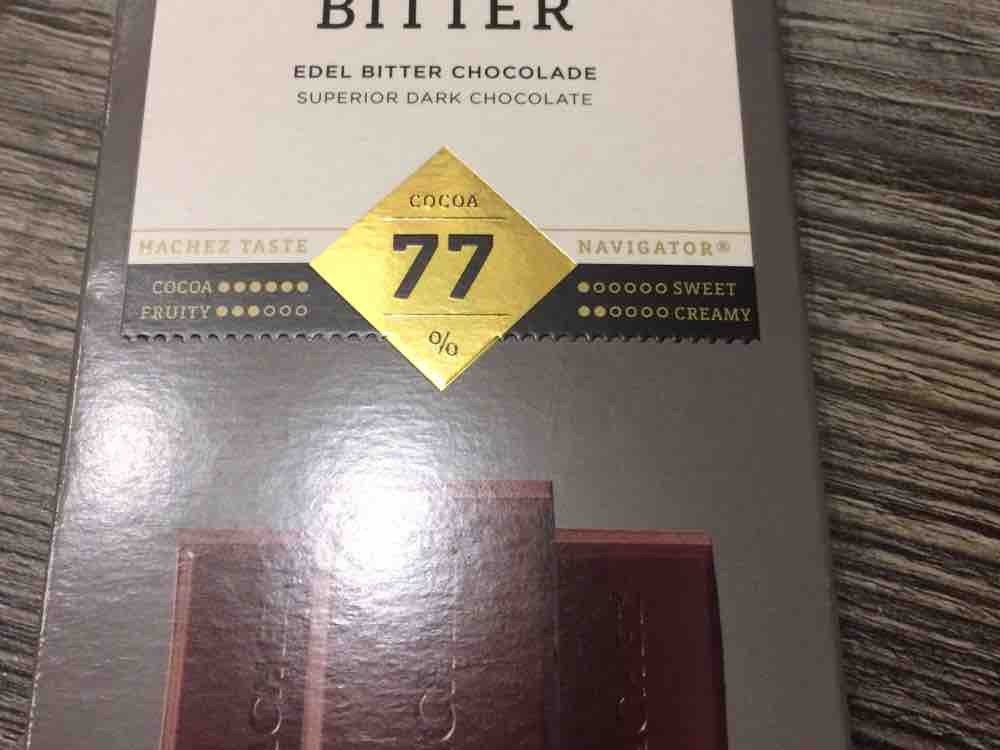 Hachez Dunkle Bitter 77%, Edel Bitter Chocolade von j.berger1963 | Hochgeladen von: j.berger1963