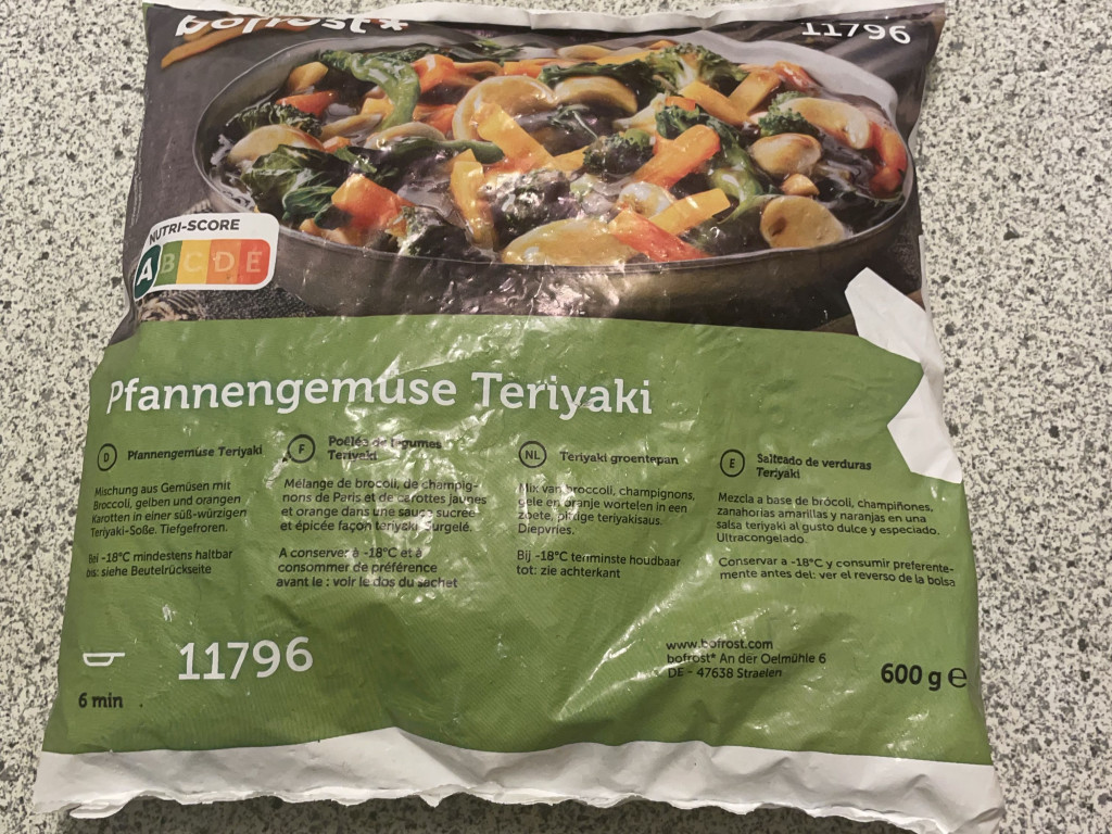 Pfannengemüse Teriyaki ( Bofrost ) von DeFreye | Hochgeladen von: DeFreye