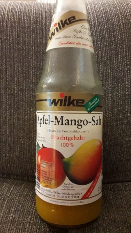Apfel-Mango-Saft, Fruchtgehalt 100% von trenQuo | Hochgeladen von: trenQuo
