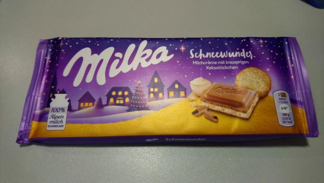 Milka Schneewunder, Milchcreme mit knusprigen Keksstückchen von  | Hochgeladen von: hoernchen26