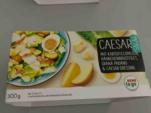 Caesar Salat mit  Kartoffelspalten und Hähnchen von PD2008 | Hochgeladen von: PD2008