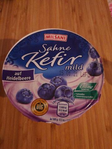 Sahne Kefir, mild, auf Heidelbeere von Belia | Hochgeladen von: Belia