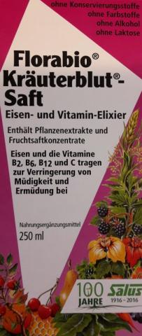 Florabio Kräuterblut-Saft | Hochgeladen von: BieneSumm