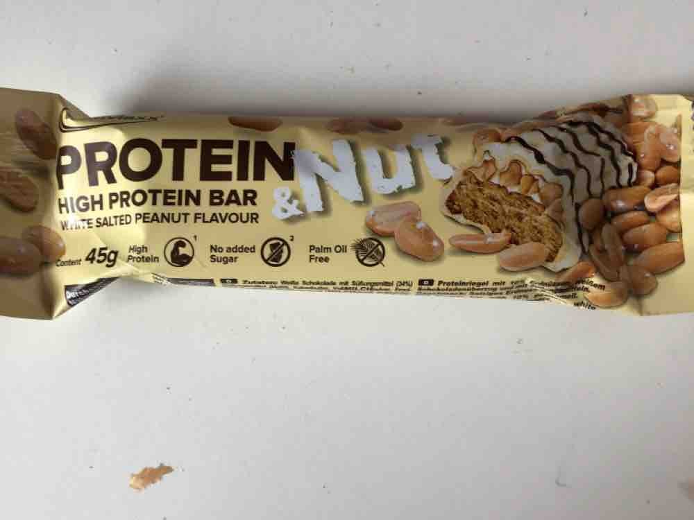 High Protein Bar & Nuts, White Salted Peanut von PeanutButte | Hochgeladen von: PeanutButterAndNutella
