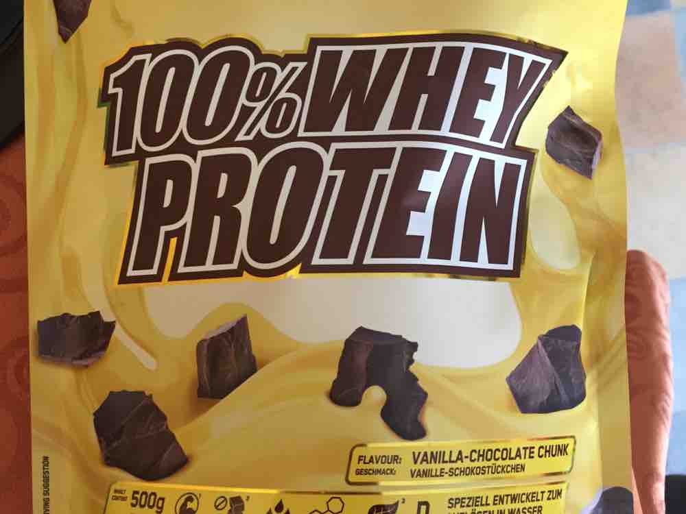 IronMaxx 100% Whey Protein Vanilla Chocolate Chunks, mit Schoko-Stücke von Moonpiie | Hochgeladen von: Moonpiie