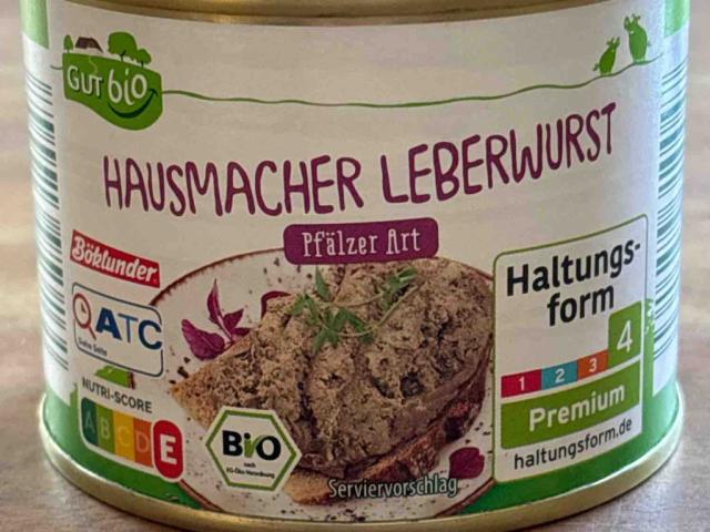 Gut Bio Hausmacher Leberwurst, Pfälzer Art von martshellus | Hochgeladen von: martshellus