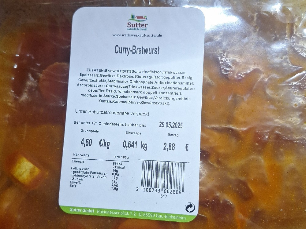 Curry-Bratwurst Sutter von Patricia.S-13 | Hochgeladen von: Patricia.S-13 Curry-Bratwurst Sutter von Patricia.S-13 | Hochgeladen von: Patricia.S-13