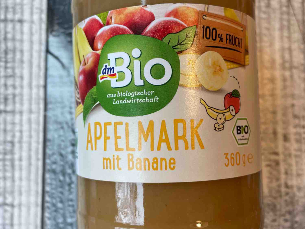 Apfelmark mit Banane, dm Bio von Alex18175 | Hochgeladen von: Alex18175