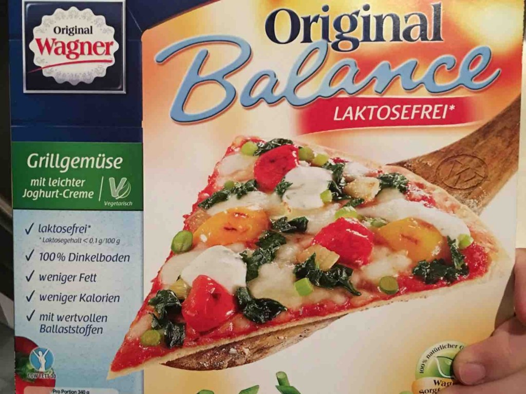Kalorien Fur Original Balance Laktosefrei Grillgemuse Pizza Fddb