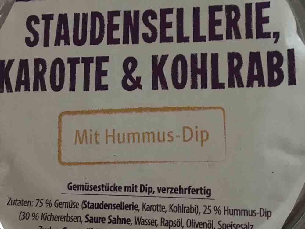 Staudensellerie, Karotte & Kohlrabi mit Hummus Dip von vnssf | Hochgeladen von: vnssfschr