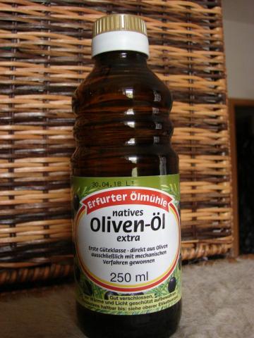 natives OLIVEN-ÖL extra (Erfurter Ölmühle), erste Güteklasse | Hochgeladen von: Rallenta