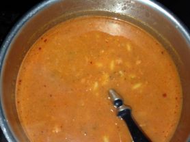 Tomatensuppe mit Rindfl.bällchen und Reis | Hochgeladen von: Jule0