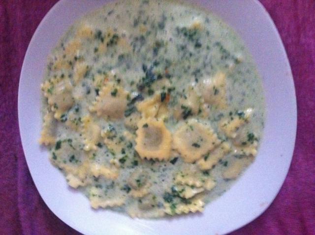 Pastalini, in Rahmspinat-Sauce | Hochgeladen von: krawalla1