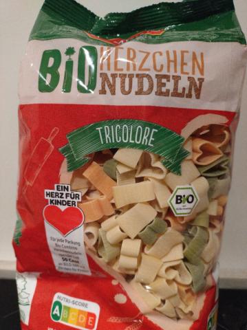 Herzchen nudeln, Bio tricolore von MrsBlond | Hochgeladen von: MrsBlond