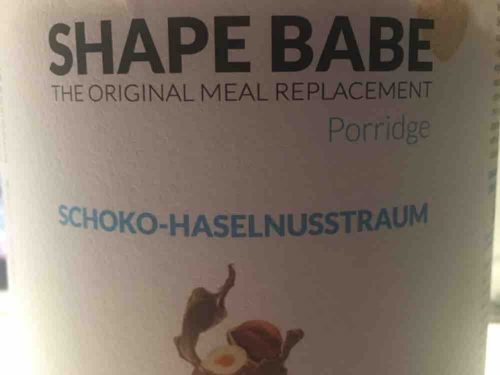 Shape Babe Porridge, Schoko-Haselnusstraum von jenny5792 | Hochgeladen von: jenny5792