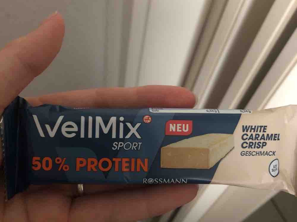 Well Mix Sport Riegel, white caramel crisp 50% protein von carlo | Hochgeladen von: carlottasimon286