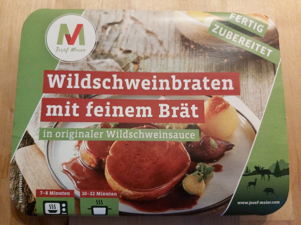 Wildschweinbraten mit feinem Brät, In originaler Wildschweinsauc | Hochgeladen von: TigerSchäfchen