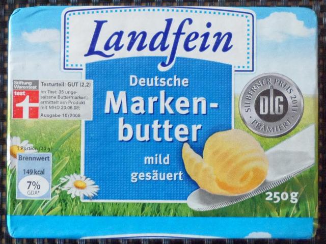 Deutsche Markenbutter, mild gesäuert | Hochgeladen von: SchwarzesGlühwürmchen
