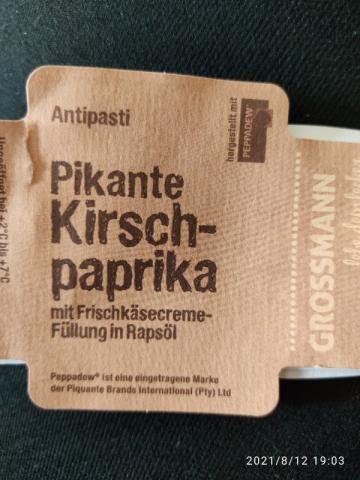 Kirschpaprika, pikant, gefüllt mit Frischkäsecreme von Siwei | Hochgeladen von: Siwei