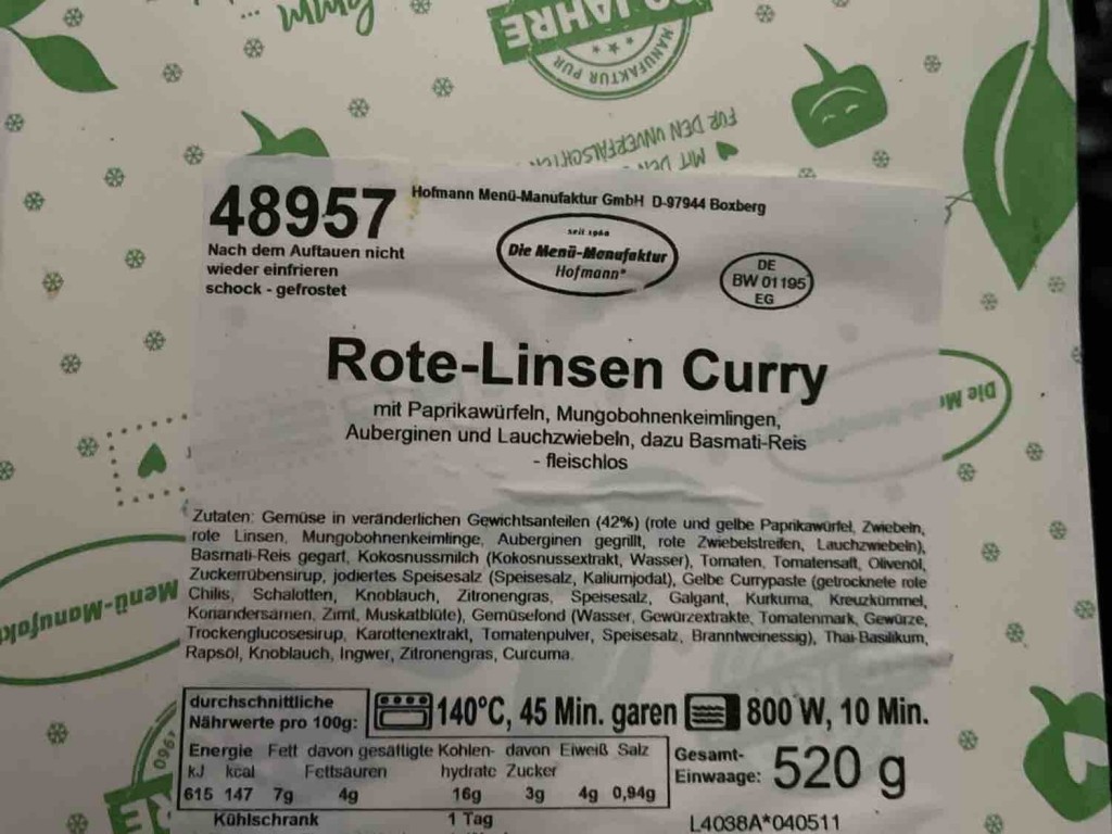 Veganes Rote-Linsen-Curry von vossymitbart | Hochgeladen von: vossymitbart