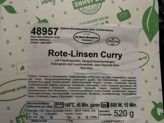 Veganes Rote-Linsen-Curry von vossymitbart | Hochgeladen von: vossymitbart