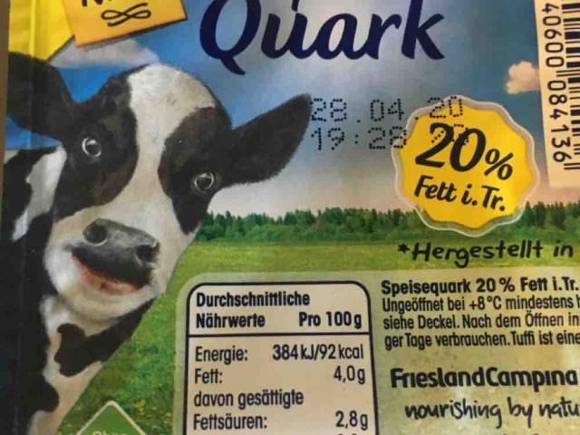 Speisequark, 20 % Fett, besonders cremig von Terao | Hochgeladen von: Terao