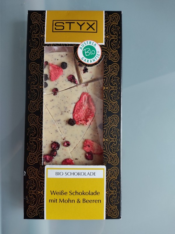Styx Weiße Schokolade mit Mihnnubd Beeren, bio von szilvifz186 | Hochgeladen von: szilvifz186